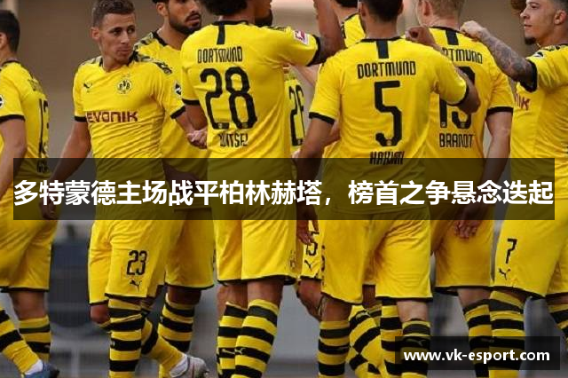 多特蒙德主场战平柏林赫塔，榜首之争悬念迭起